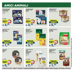 Volantino Esselunga Pagina 14: BUSTINE PER GATTI GOURMET PERLE PURINA €3,98