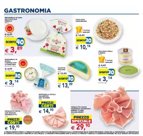 Volantino Esselunga Pagina 18: Mozzarella di Gioia del Colle DOP Gioiella €3,89