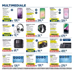 Volantino Esselunga Pagina 23: CUFFIE MUSIC HERO FLOXY €12,90, SMARTWATCH PHONE BIJOUX €24,90