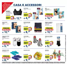Volantino Esselunga Pagina 24: SLIP PLAYEX €4,89, CALZA PUMA €5,59