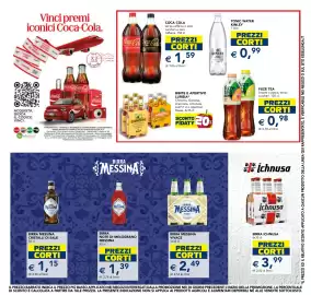Volantino Esselunga Pagina 27: Coca-Cola senza caffeina o zero €1,59, Bibite e apertivo Lurisia