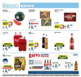 Volantino Esselunga Pagina 3: Coca Cola €4,99, Stecco Gruvi Sammontana €5,19