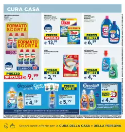 Volantino Esselunga Pagina 2: Detersivo lavatrice Dixan €13,99, ANTICALCARE LAVATRICE CALGON €4,79
