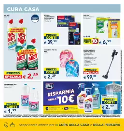 Volantino Esselunga Pagina 4: Tavolette per WC Bref €2,29, SISTEMA LAVAPAVIMENTI VILEDA H2PRO €39,90