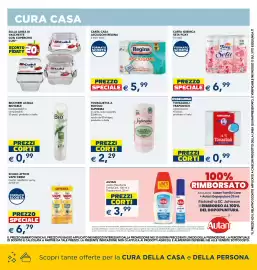 Volantino Esselunga Pagina 5: Asciugoni Regina €5,99, Carta igienica Seta Foxy €6,99
