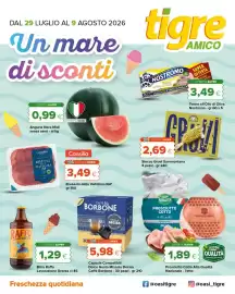 Volantino Tigre Pagina 1: Prosciutto Cotto Alta Qualità €1,89, Stecco Gruvi Sammontana €2,69