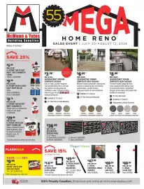 McMunn & Yates Building Supplies flyer Page 1