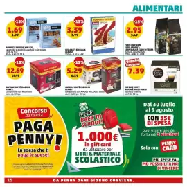 Volantino PENNY Pagina 15: Capsule Caffé Classico Penny €12,69, BARRETTE PROTEIN WELLESS €1,69