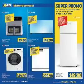 Volantino Ard Discount Pagina 15: Lavastoviglie Houstyle €229,90, TV LED FHD DISPLAY 40" HOUSTYLE €149,90