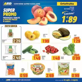Volantino Ard Discount Pagina 2: CETRIOLI €1,49, Pomodoro Piccadilly €1,49
