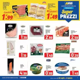 Volantino Ard Discount Pagina 5: MOSER SPECK ALTO ADIGE IGP CUBETTI €1,49, WURSTEL Classici DJANGO €0,29