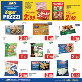 Volantino Ard Discount Pagina 6: Fagiolini finissimi Ortozero €1,19, OLIVE all'ASCOLANA TESORI DEL CUOCO €1,79
