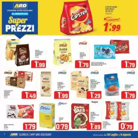 Volantino Ard Discount Pagina 8: Palline di cereali Todavida Choko Balls al cacao €1,89, Latte P.S Optimo €0,79