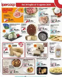Volantino Ipercoop Pagina 12: ASIAGO D.O.P. CHEESTÀ €1,50, Parmigiano Reggiano D.O.P. €2,09