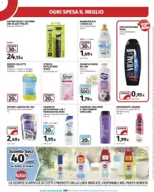 Volantino Ipercoop Pagina 23: Strisce depilatorie Strep, Sapone liquido Mil Mil €2,49