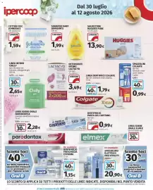Volantino Ipercoop Pagina 24: Salviettine Huggies Pure €13,90, Shampoo baby Johnson's €1,99