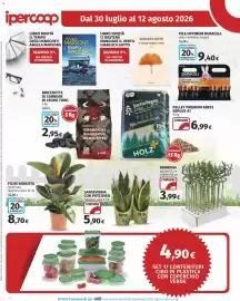 Volantino Ipercoop Pagina 28: Bricchette di carbone di legno toro €2,95, Pile Optimum Duracell €9,40