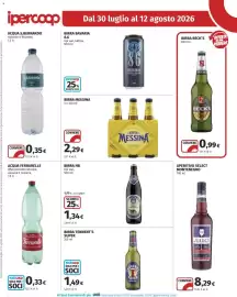 Volantino Ipercoop Pagina 8: Birra Messina €2,29, BIRRA HB €1,34