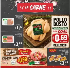 Volantino Coal Pagina 5: Cotolette di pollo/Crocchette/Cordon Bleu Martini €3,49, Salsiccia Avicola Fileni €3,99