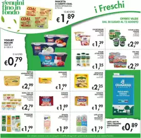Volantino Coal Pagina 9: Beverage Bio Curtiriso €1,99, Latte UHT PS 100% Italiano Granarolo €0,89