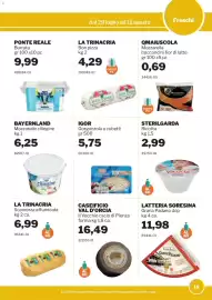Volantino GrosMarket Pagina 15: Bon pizza €4,29, IGOR Gorgonzola a cubetti €5,75