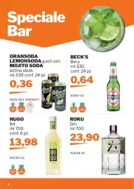 Volantino GrosMarket Pagina 2: HUGO B4 €13,98, ROKU Gin €23,90