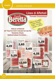 Volantino GrosMarket Pagina 20: Bresaola €12,89, Prosciutto cotto scelto Fratelli Beretta €4,19