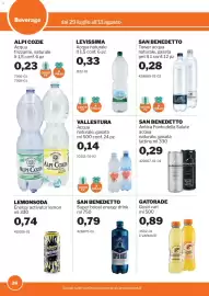 Volantino GrosMarket Pagina 26: Acqua naturale LEVISSIMA €0,33, SAN BENEDETTO Super boost energy drink €0,79