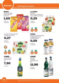 Volantino GrosMarket Pagina 28: Succhi di frutta assortiti LADORIA €0,27, Succhi di frutta Bravo €1,69