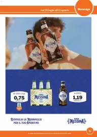Volantino GrosMarket Pagina 31: Birra Messina €1,19