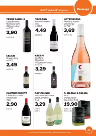 Volantino GrosMarket Pagina 33: Cavicchioli Vino bianco frizzante secco, amabile €3,29, VACCARO Nero d'Avola bio €4,49
