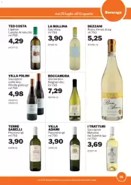Volantino GrosMarket Pagina 35: ROCCAMURA Vermentino €7,29, LA BOLLINA Gavi docg €3,90