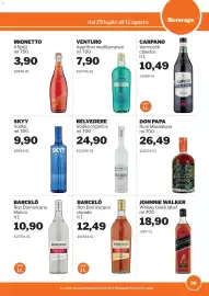 Volantino GrosMarket Pagina 39: Belvedere Vodka organica €24,90, VENTURO Aperitivo mediterraneo €7,90
