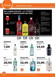 Volantino GrosMarket Pagina 40: DOLCE VITA Gin pompelmo rosa €15,90, DOLCE VITA Gin Mediterranean €15,49