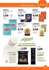 Volantino GrosMarket Pagina 47: Pasta di semola Barilla €0,59, Pasta di semola igp Garofalo €0,79