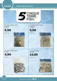 Volantino GrosMarket Pagina 6: Acciughe ripiene Le Monterossine €14,99, Acciughe del Mar Ligure infarinate €5,99