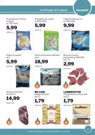 Volantino GrosMarket Pagina 7: Filetto di branzino €18,99, Preparato per risotto €5,99