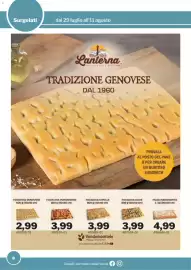 Volantino GrosMarket Pagina 8: Pizza Margherita €4,99, Focaccia Genovese €2,99