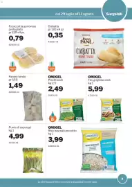 Volantino GrosMarket Pagina 9: OROGEL Piselli medi €2,49, OROGEL Tris grigliato stick €5,99