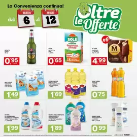 Volantino Quick Sisa Pagina 12: Primo amore olio di semi vari €1,69, Spuma di Sciampagna ammorbidente €1,89