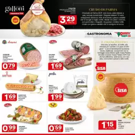 Volantino Quick Sisa Pagina 3: Auricchio provolone piccante €1,69, Galbani Salame Napoli/Ungherese €1,69