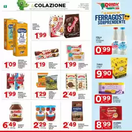 Volantino Quick Sisa Pagina 5: Liking caramelle frizzanti arancia/limone €1,29, Campiello Frollini vari gusti €2,49