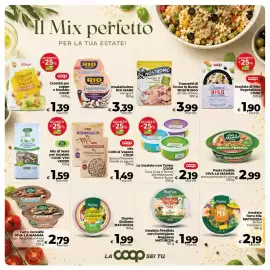 Volantino Coop Pagina 10: Le Insalate con Tonno COOP €2,19, Trancetti di Tonno NOSTROMO all'olio di oliva €3,99