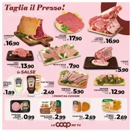Volantino Coop Pagina 16: Kebab di pollo AMADORI €2,99, Fiorentina di Scottona €16,90