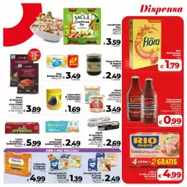 Volantino Coop Pagina 21: Salsa pronta AGROMONTE €0,99, Filetti di sgombro grigliati AS DO MAR €2,69