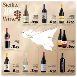 Volantino Coop Pagina 24: Vino DOC Frappato Sicilia FEUDO ARANCIO €4,90, Vino Doc Saro Nero d'Avola RUDINI €8,90