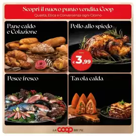 Volantino Coop Pagina 3: Pollo allo spiedo €3,99