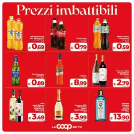 Volantino Coop Pagina 6: Birra Premium BAVARIA €0,89, APEROL €8,99