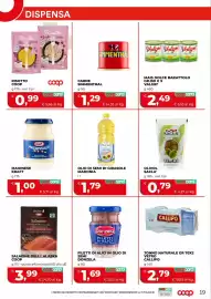 Volantino Coop Pagina 19: OLIO DI SEMI DI GIRASOLE MADONIA €1,79, Filetti di Alici in Olio di Semi Donzela €1,69