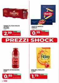 Volantino Coop Pagina 2: Pasta di semola Barilla €0,55, TONNO ALL'OLIO D'OLIVA CALLIPO €2,99